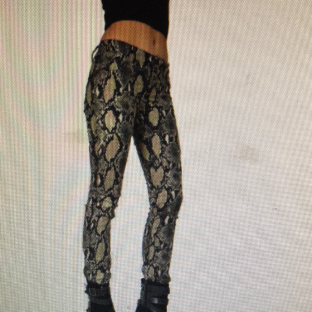 TRIPP snakeskin jeans